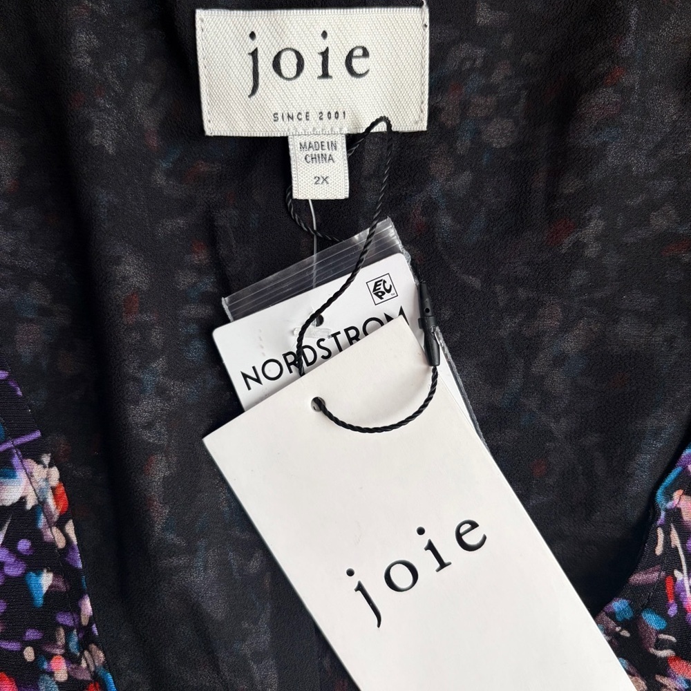 Joie Rowley Mini Dress – NWT
Color: Caviar Black Multi • Size 2X - Picture 6 of 13
